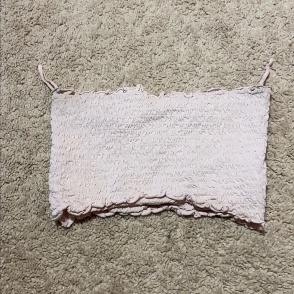 Light pink ban-do top
